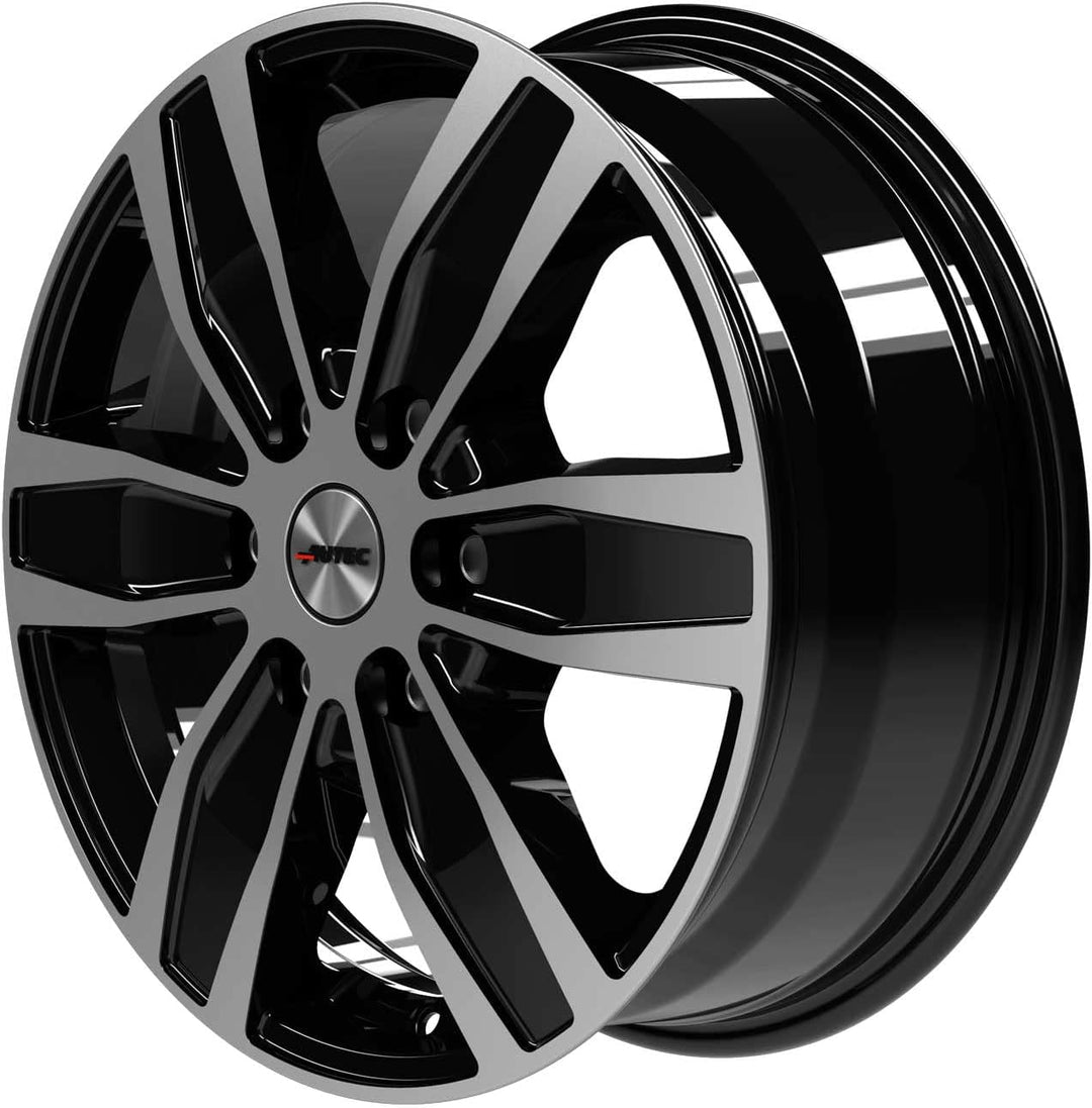 AUTEC Quantro Schwarz poliert 6,5x16 ET56 6x139 Hub Bore 92.40 mm - Alu felgen