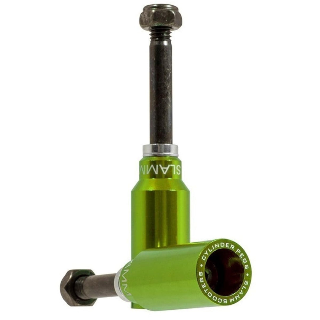 Slamm Scooters Unisex – Erwachsene Slamm Cylinder Pegs Schlümpfe Einheitsgrösse grün, Einheitsgrösse
