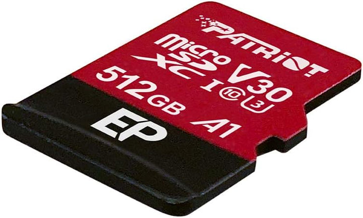Patriot 512GB A1 V30 Micro SD Card for Android Phones and Tablets, 4K Video Recording 512 GB, 512 GB