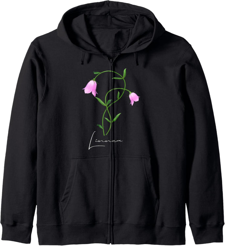 Linnea Flower Twinflower Wildflower Wildblume Rosa Blumen Kapuzenjacke