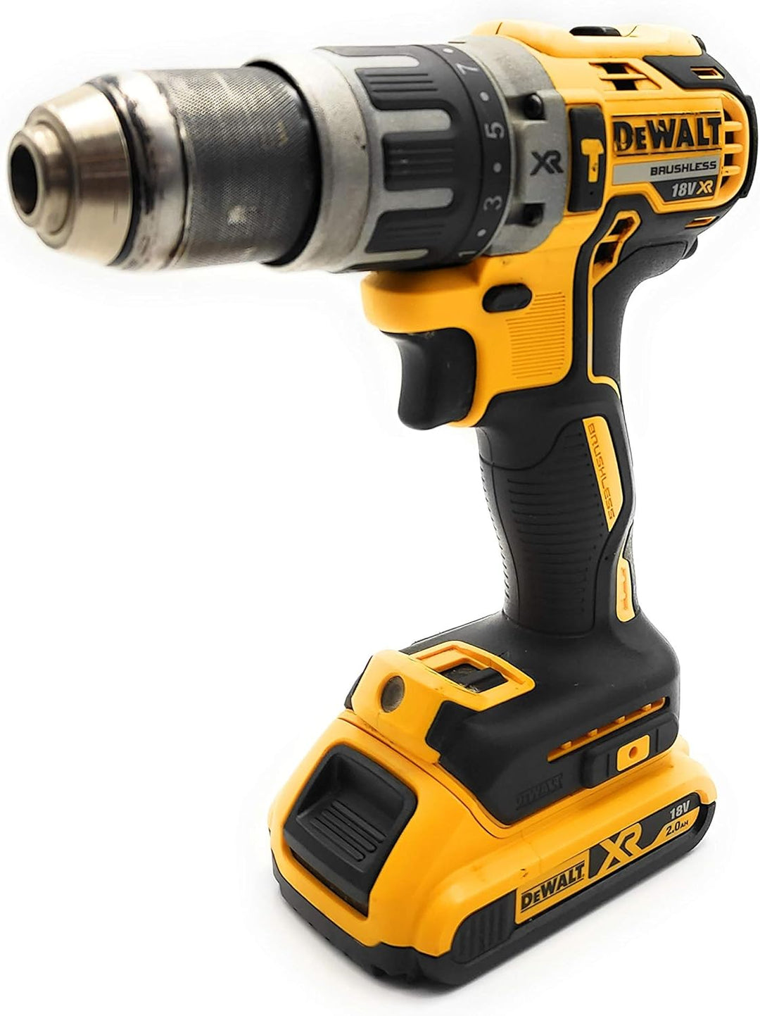 Dewalt 18 Volt Akku Schlagbohrschrauber DCD796D2 (Bürstenloser Motor, 2-Gang Vollmetallgetriebe, max