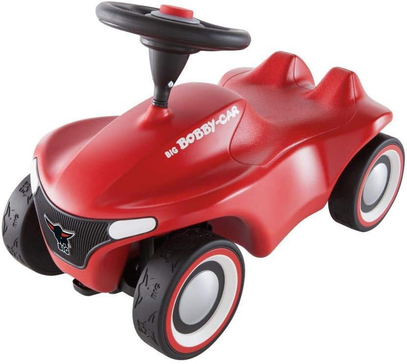 BIG-Bobby-Car-Neo Rot - Rutschfahrzeug für drinnen und draussen, Kinderfahrzeug mit Flüsterreifen im