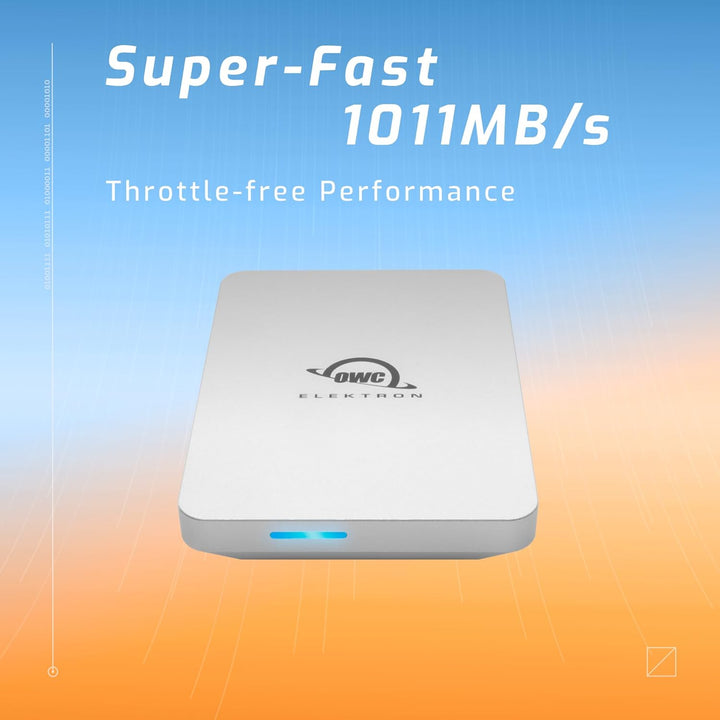 OWC - Envoy Pro Elektron - 480 GB - NVMe M.2 SSD, USB 3.2 Gen 2 Typ-C bis zu 10Gb/s, bis zu 1011MB/s