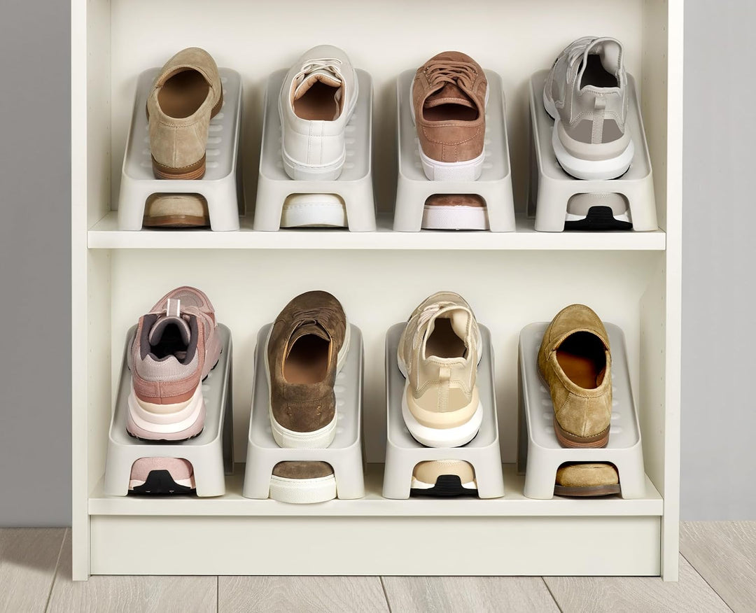 Joseph Joseph Shoe-In Schuh-Organizer, Kompakt, Klapp-Schlitze für einfachen Zugang, Rutschfest, Häl