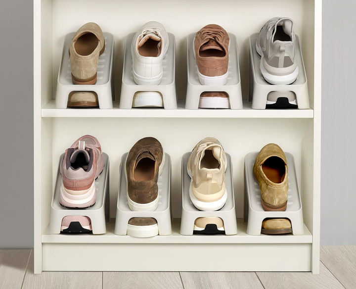 Joseph Joseph Shoe-In Schuh-Organizer, Kompakt, Klapp-Schlitze für einfachen Zugang, Rutschfest, Häl