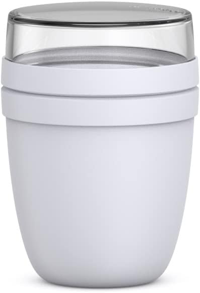 Mepal Müslibecher to go - praktischer Joghurtbecher - Unterteilung für Joghurt & Müsli - Geeignet fü