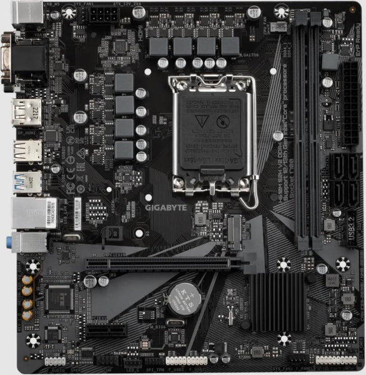 Gigabyte H610M S2H V2 DDR4 (rev. 1.0) Intel H610 Express LGA 1700 Micro ATX