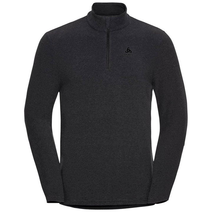 Odlo Herren Roy_542332 Mid Layer mit Reissverschluss (1er Pack) XS Shale Grey - Black Stripes, XS Sh