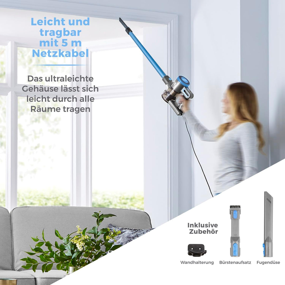 Tower T513006 VL20 3-in-1 Leistungsstarker Staubsauger mit Kabel, Integrierter HEPA-Filter, 1 L Kapa