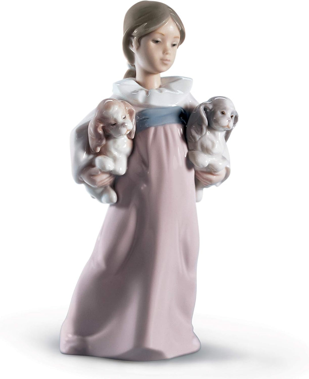 LLADRÓ Mädchen-Figur Komm, Lass Uns Spielen. Mädchen. Porzellan.