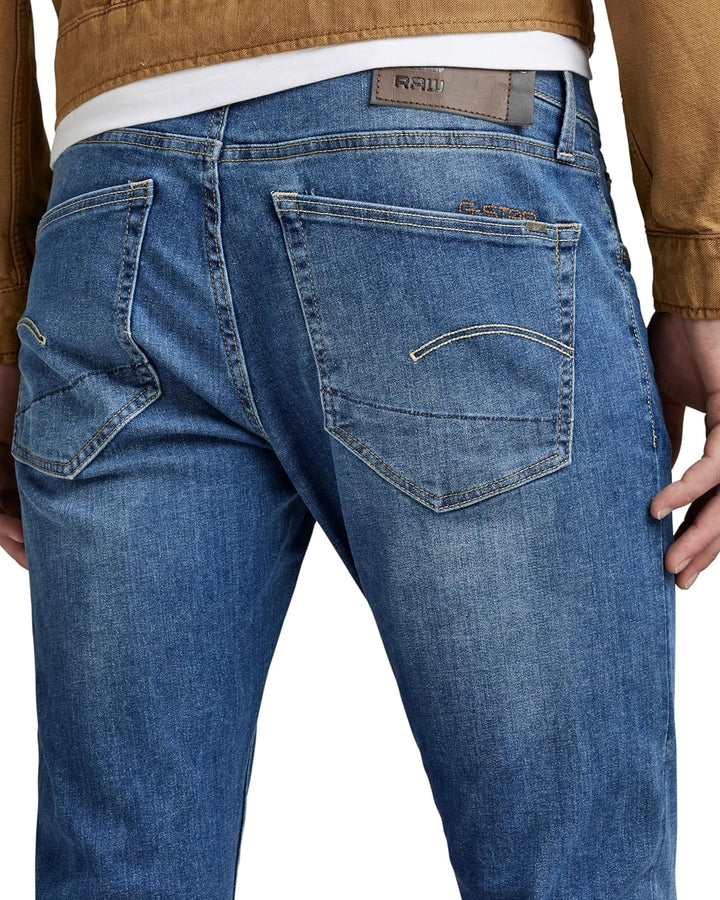 G-Star Raw Herren 3301 Slim Fit Jeans 27W / 32L Blau (Faded Blue 51001-6553-a889), 27W / 32L Blau (F