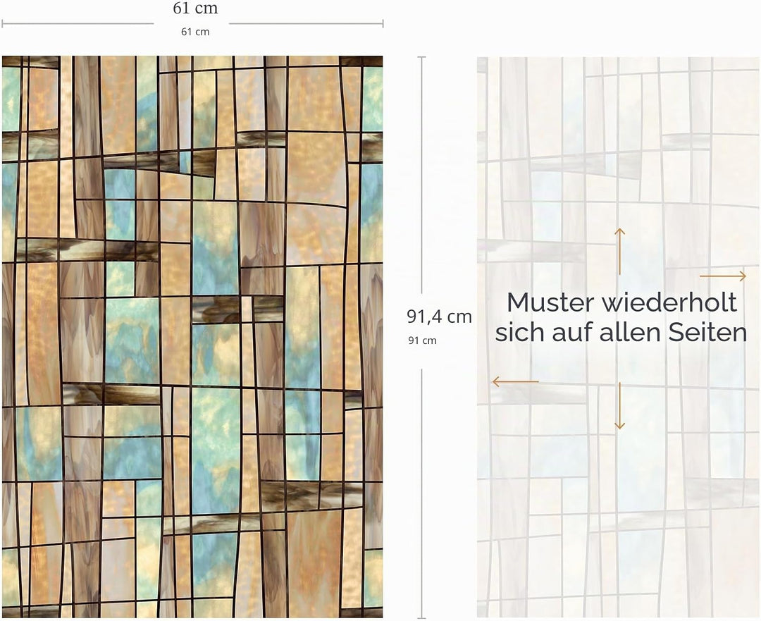 Artscape Fensterfolie "City Lights", Sichtschutzfolie, 61 x 92 cm