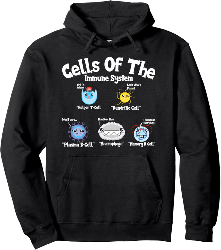Cells of the Immun Scientist Chemistry Biology Pullover Hoodie