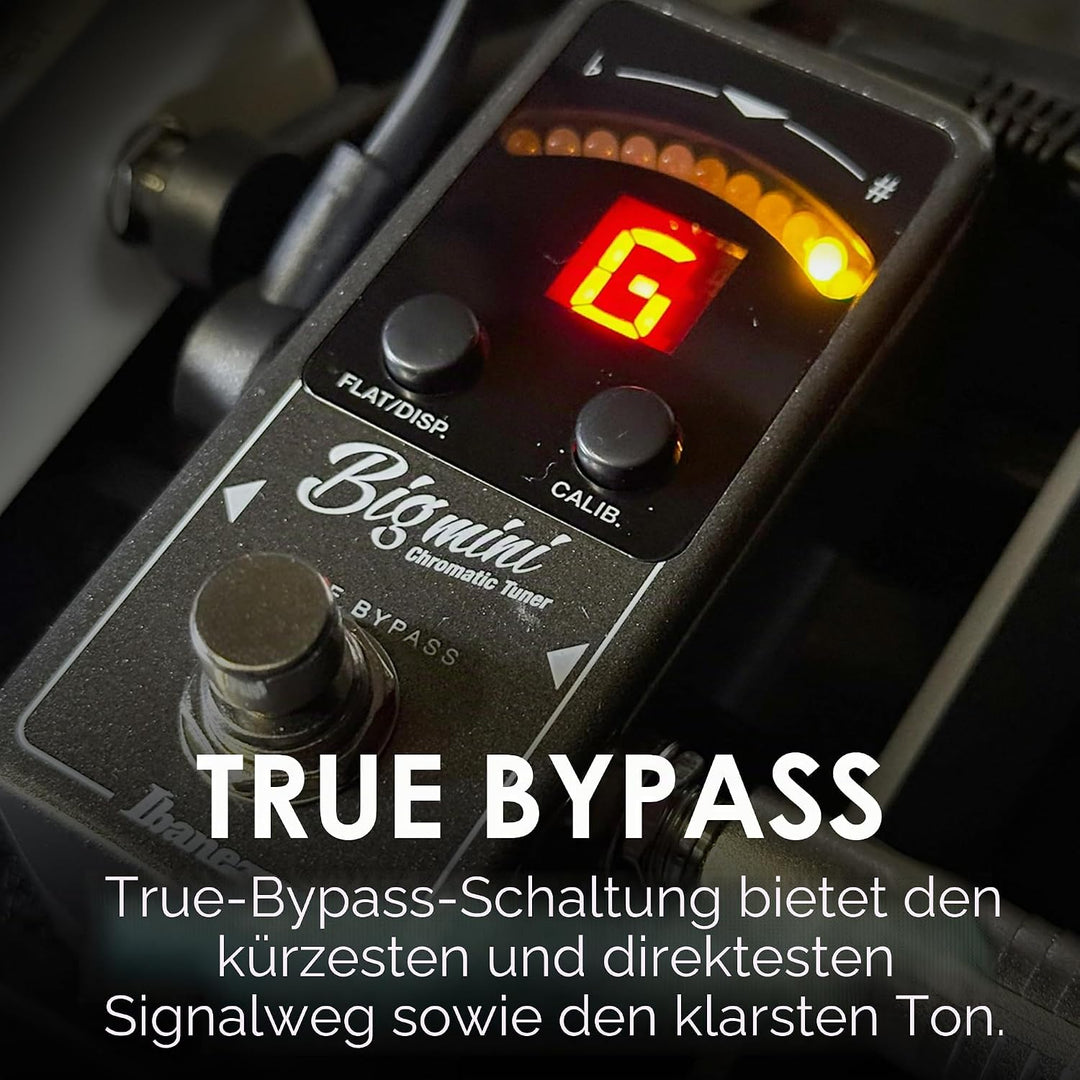 Ibanez BIGMINI Chromatic Guitar/Bass Pedal Tuner