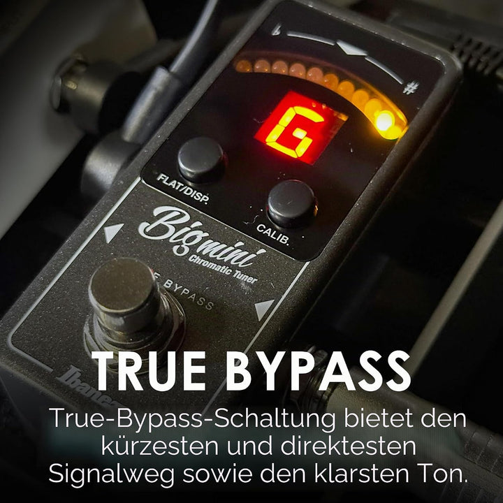 Ibanez BIGMINI Chromatic Guitar/Bass Pedal Tuner