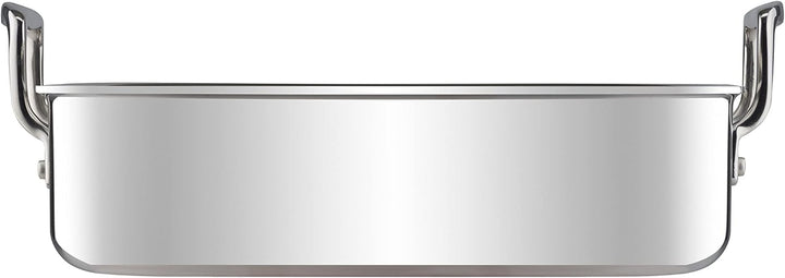 Le Creuset Quadratische Bratreine aus 3-ply Edelstahl, 26 cm, 96106026000000, 26 cm