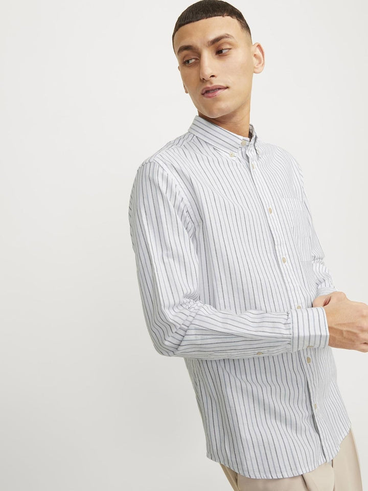 JACK & JONES Male Oberhemd Slim Fit Oberhemd S Captains Blue, S Captains Blue