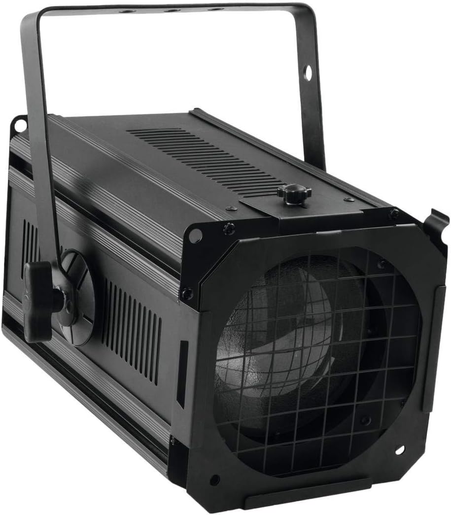 EUROLITE Theatre Spot 650/1000 Antihalo schwarz | Theaterscheinwerfer für Halogenlampe mit 650 oder