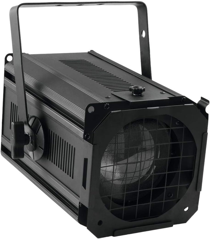 EUROLITE Theatre Spot 650/1000 Antihalo schwarz | Theaterscheinwerfer für Halogenlampe mit 650 oder