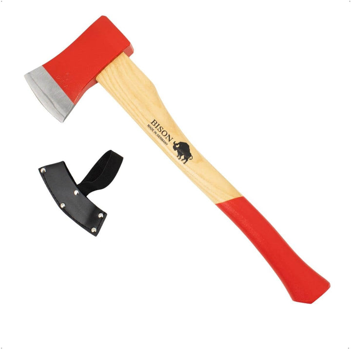 Bison Spaltbeil 1250 g, Länge 500 mm, Klassiker für kleine bis mittlere Holzstücke, 01-22-221200