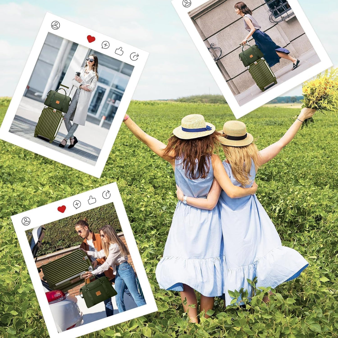 Joyway Koffer Reisekoffer von ABS Hartschalen Erweiterbar Trolley Kofferset mit TSA Schloss und 4 Ro