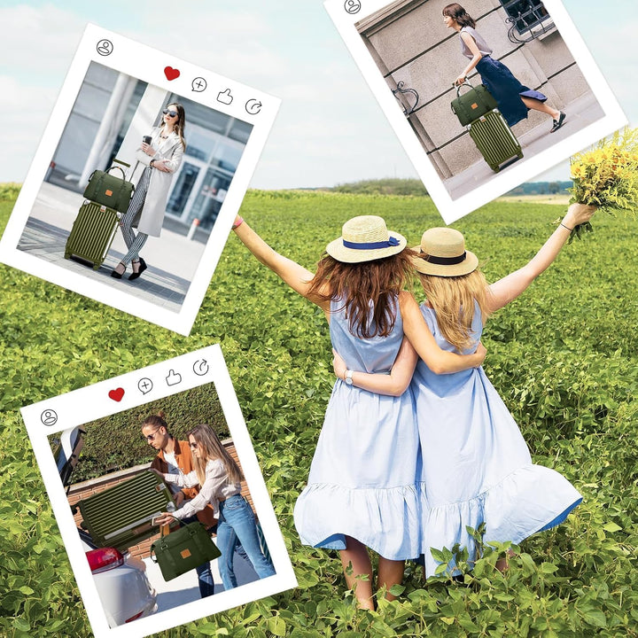 Joyway Koffer Reisekoffer von ABS Hartschalen Erweiterbar Trolley Kofferset mit TSA Schloss und 4 Ro