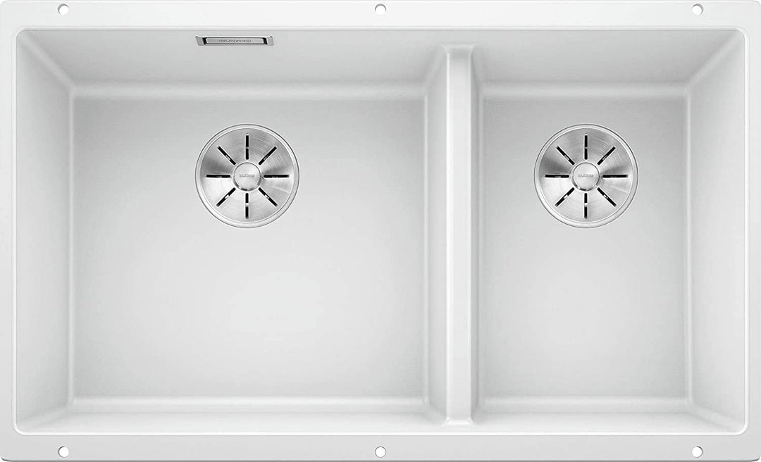 BLANCO SUBLINE 430/270-U | SILGRANIT weiss | Einbauart: Unterbau | Hauptbecken links | ohne Ablauffe