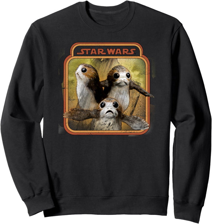 Star Wars The Last Jedi Triple Porg Portrait Sweatshirt