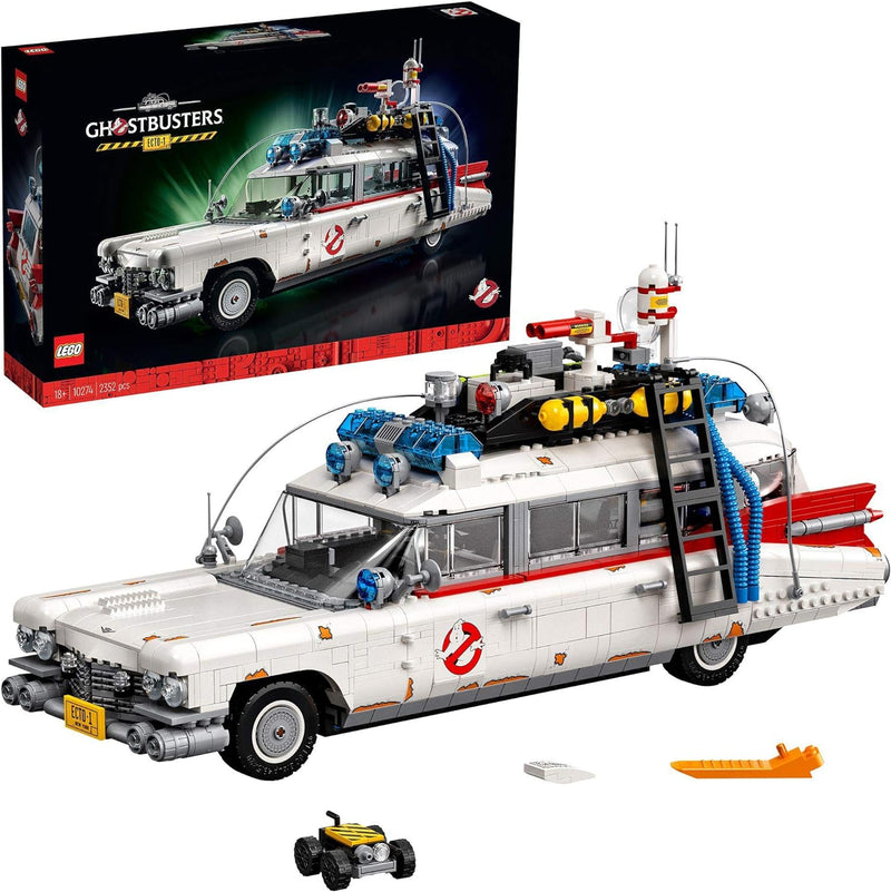 LEGO 10274 Icons Ghostbusters ECTO-1 Auto grosses Set für Erwachsene, Modellauto-Bauset, Geschenk zu