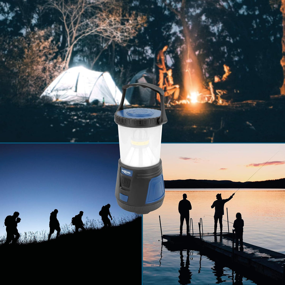 ANSMANN Campinglampe LED Campingleuchte Camping Laterne Licht 600 Lumen, 360°-Strahlwinkel, stufenlo