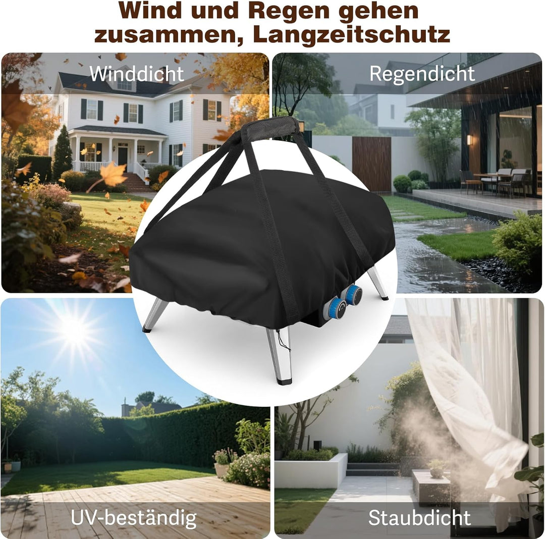 Pizzaofen Abdeckung für Tefal Pizzaofen Gas,wasserdichte Pizzaofen Tragetasche Pizzaofen Zubehör 420