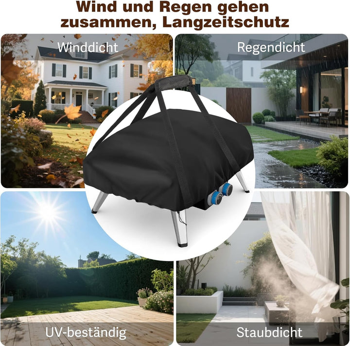 Pizzaofen Abdeckung für Tefal Pizzaofen Gas,wasserdichte Pizzaofen Tragetasche Pizzaofen Zubehör 420