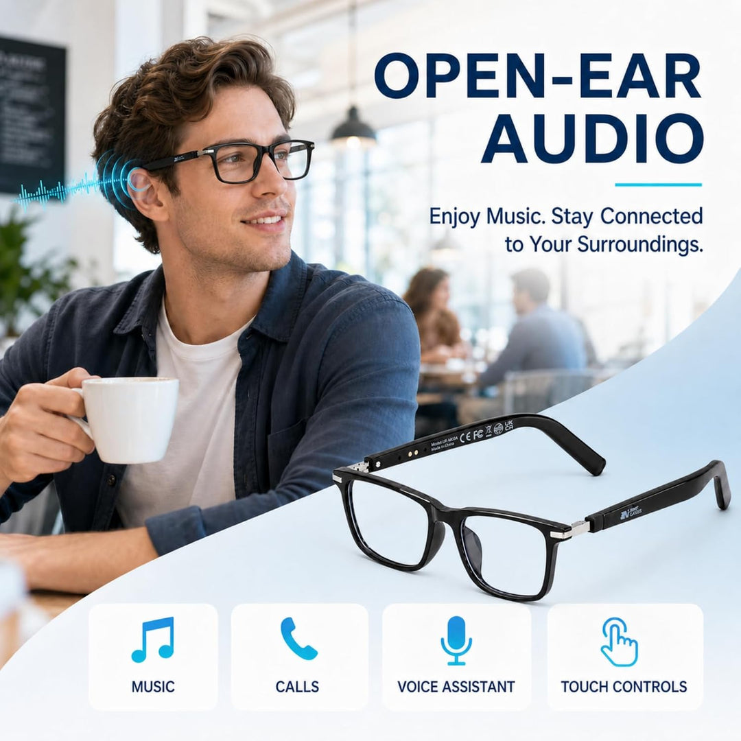 AI Smart Brille mit 160+ Sprachen
