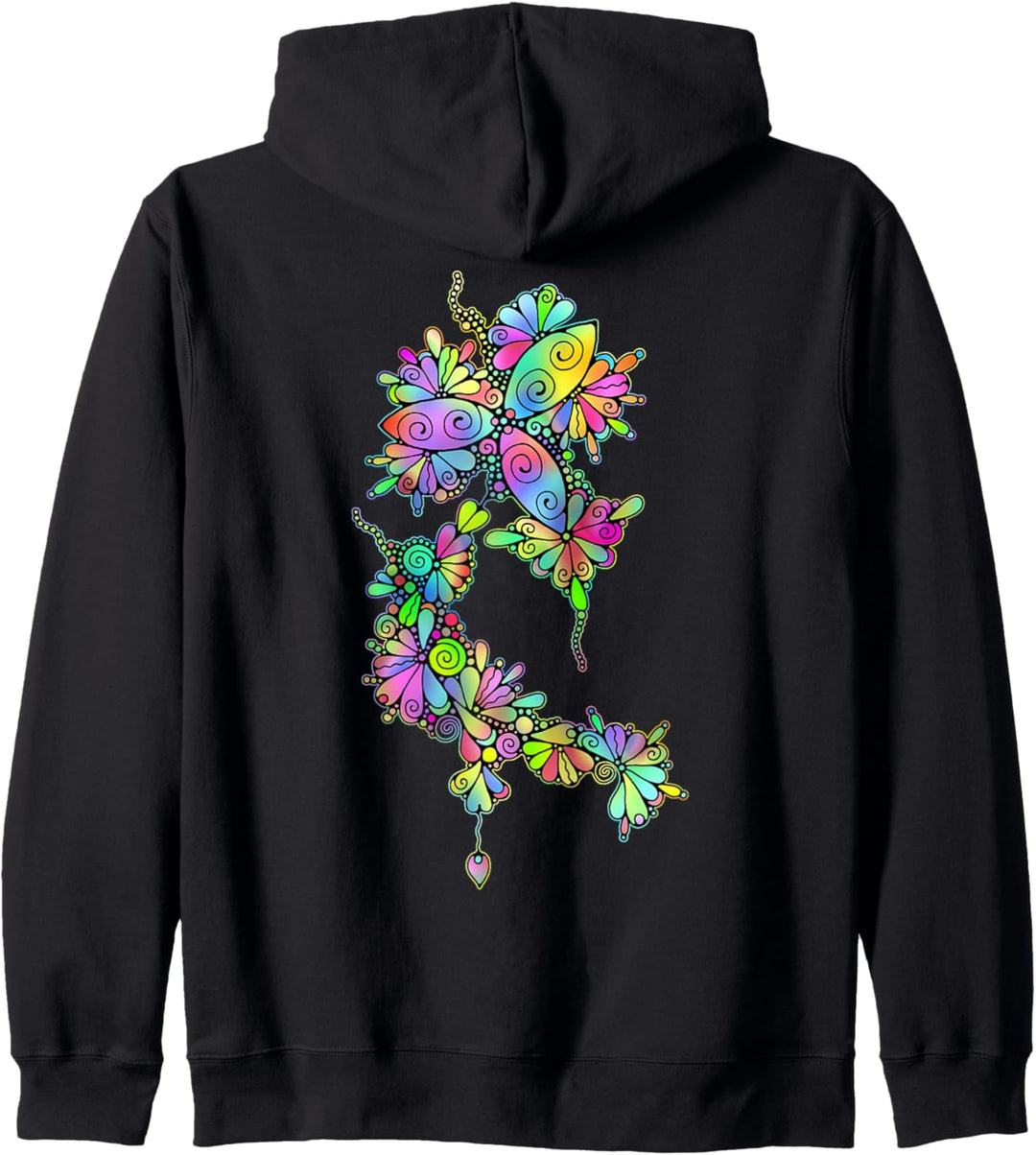 Sketching Art - Fantasy Flowers 3 - Fan Fun Kapuzenjacke