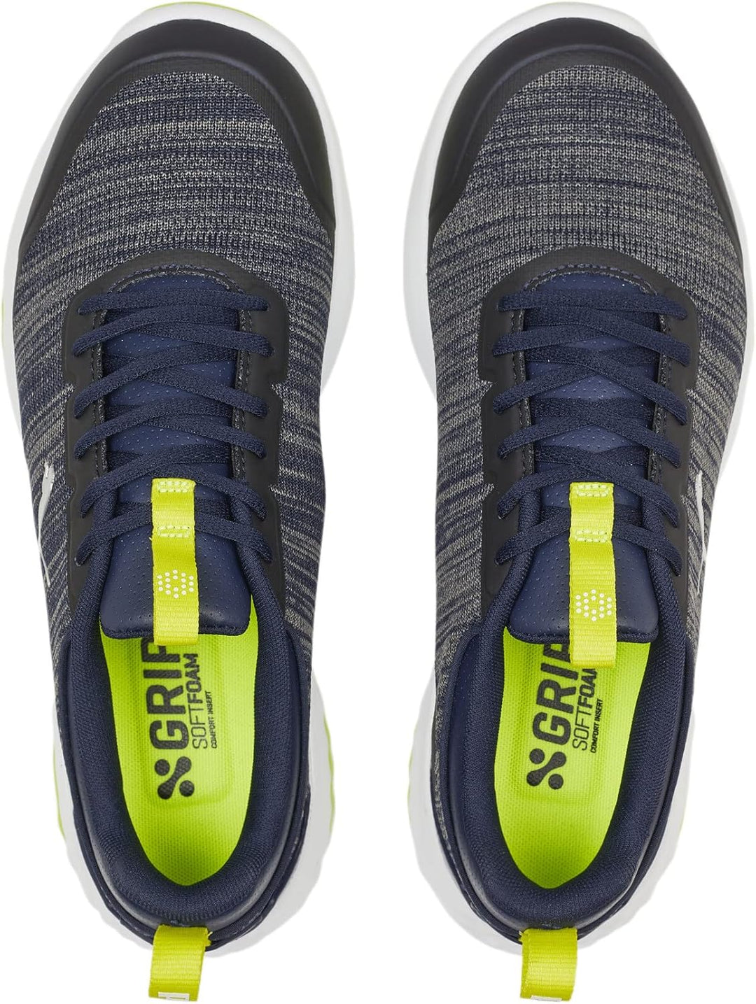 PUMA Herren Fusion Pro Golfschuh 43 EU Puma Navy Puma Silver Lime Smash, 43 EU Puma Navy Puma Silver