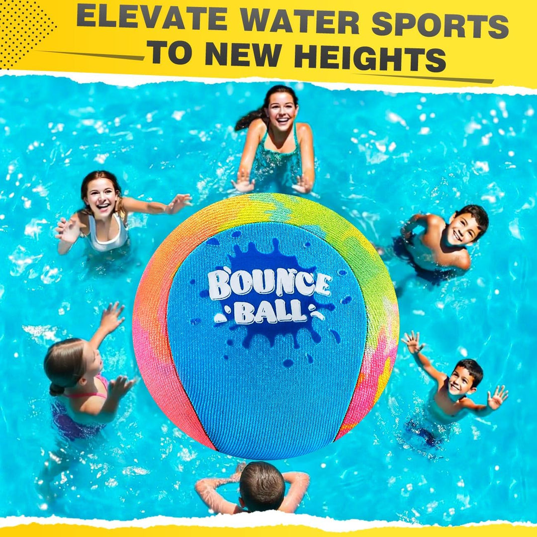 KmmiFF Wasser Sprungball, 2er-Pack Bounce Balls als Outdoor Games am Strand, See and Pool für Kinder