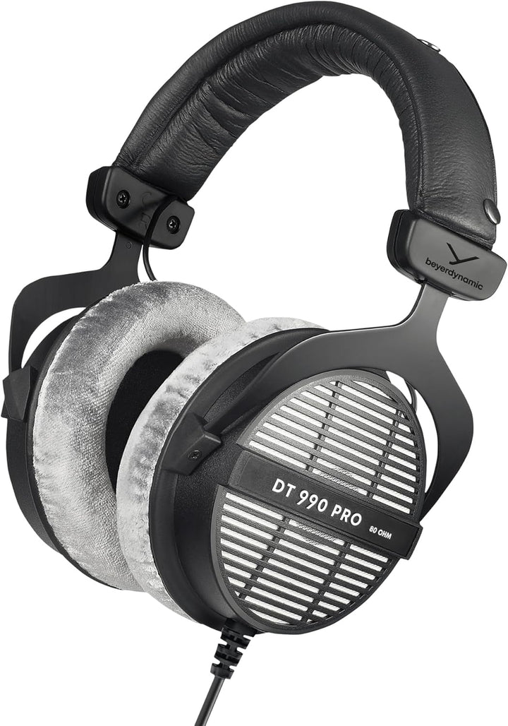 beyerdynamic DT 990 PRO einseitig kabelgebundener Over-Ear-Studiokopfhörer für Mixing, Mastering und