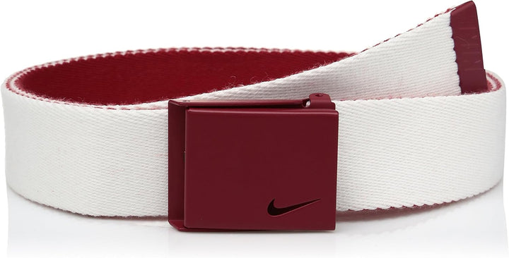 Nike Herren New Tech Essentials wendbarer Webgürtel Varsity Rot/Weiss Einheitsgrösse, Varsity Rot/We