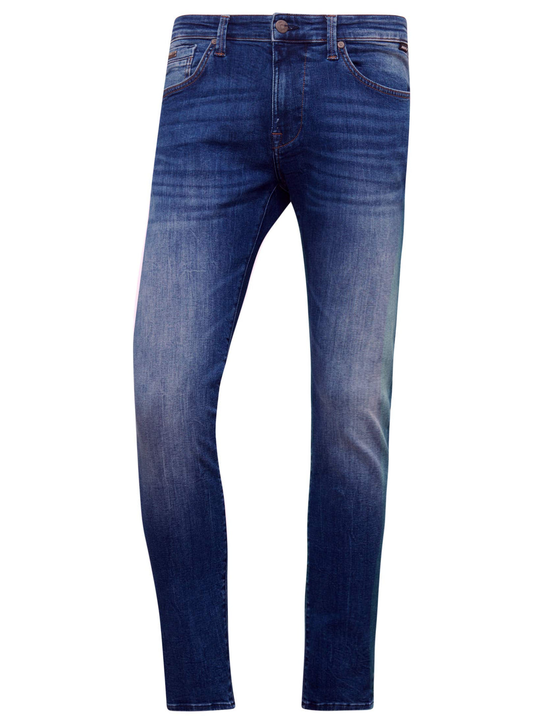 Mavi Herren James Skinny Jeans, per Pack Blau (Mid Brushed Ultra Move 29324), W28/L32 (Herstellergrö