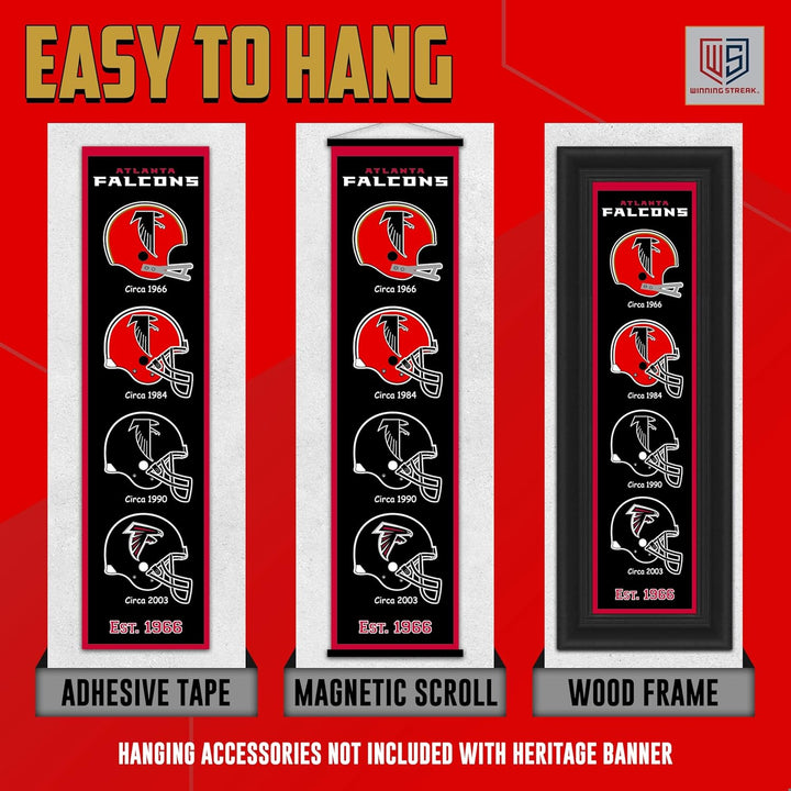 Winning Streak NFL Heritage Banner Atlanta Falcons Einheitsgrösse Atlanta Falcons