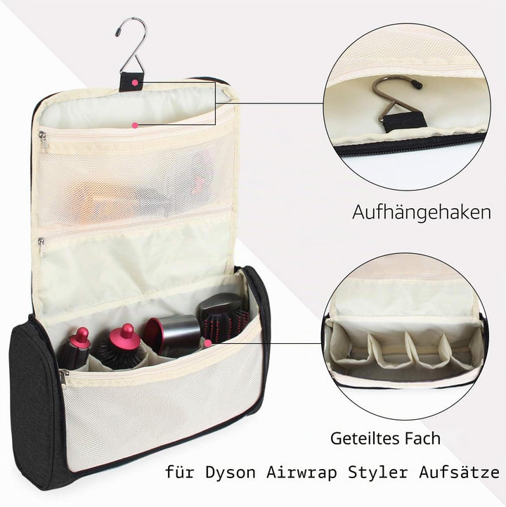 Teamoy Reise Tasche Für Dyson Airwrap Styler, Tragen Hülle für Dyson Airwrap Frisur-Werkzeug und umf