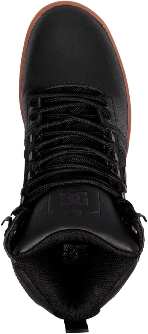 DC Shoes Herren Pure High-top Wr Boot Bootsschuh 38.5 EU Black Gum, 38.5 EU Black Gum