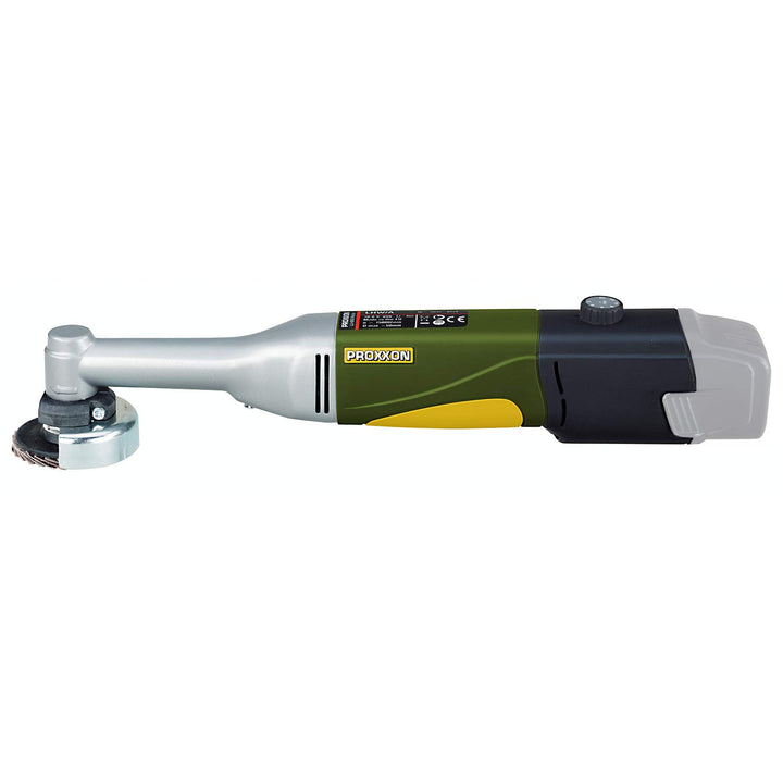 Proxxon 29817 Akku-Langhals-Winkelschleifer LHW/A, 10,8 Volt, einzeln ohne Akku/Ladegerät im Karton