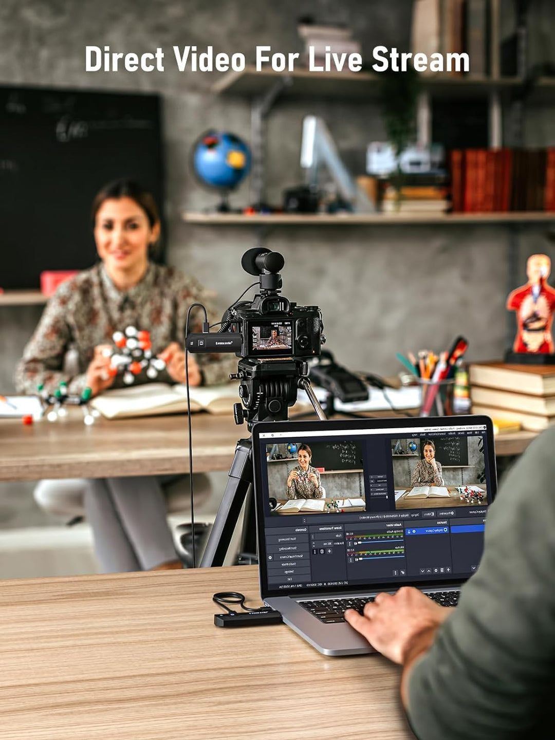 HDMI Wireless Transmitter and Receiver, Lemorele 165FT/50M HDMI Funkübertragung Supports 8 TXs to 1