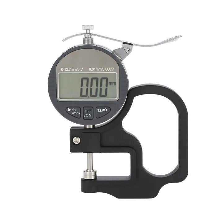 Dickenmessgerät Digital, Dickenmessschieber Elektronisches Mikrometer 0-12.7mm Metrik mit präzisem M
