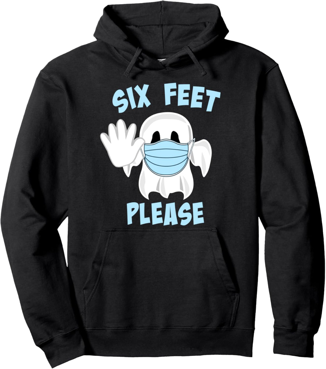 Geist in einer Gesichtsmaske - sechs Fuss, bitte Pullover Hoodie