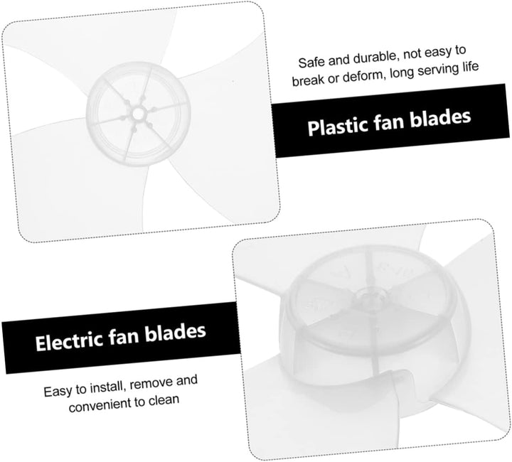 14,15 Zoll 3 Blätter Ständer, Kunststoff Lüfterflügel Ersatz Lüfterflügel Standventilator Haushaltsv