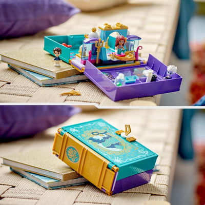 LEGO Disney Prinzessin Die kleine Meerjungfrau Märchenbuch Spielzeug zum Bauen für Kinder, Mädchen u