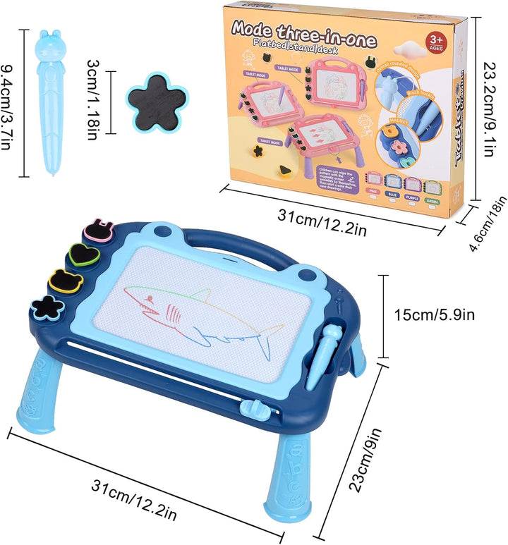 Sarsumir Magnetische Maltafel Zaubertafeln für Kinder, Zaubertafel Maltafel Magnettafel Reisegrösse,