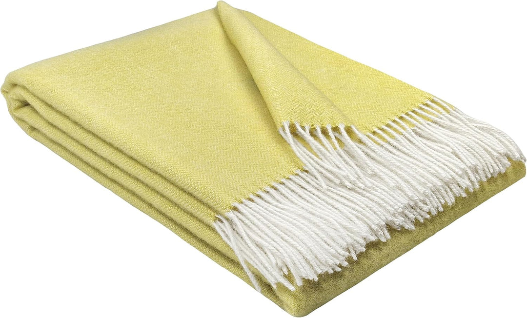 Wolldecke 100% Schurwolle Wohndecke in versch. Farben 140 x 200 cm Tagesdecke Schurwolldecke Woll-Pl
